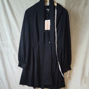 MSGM Black Trench Coat for Women